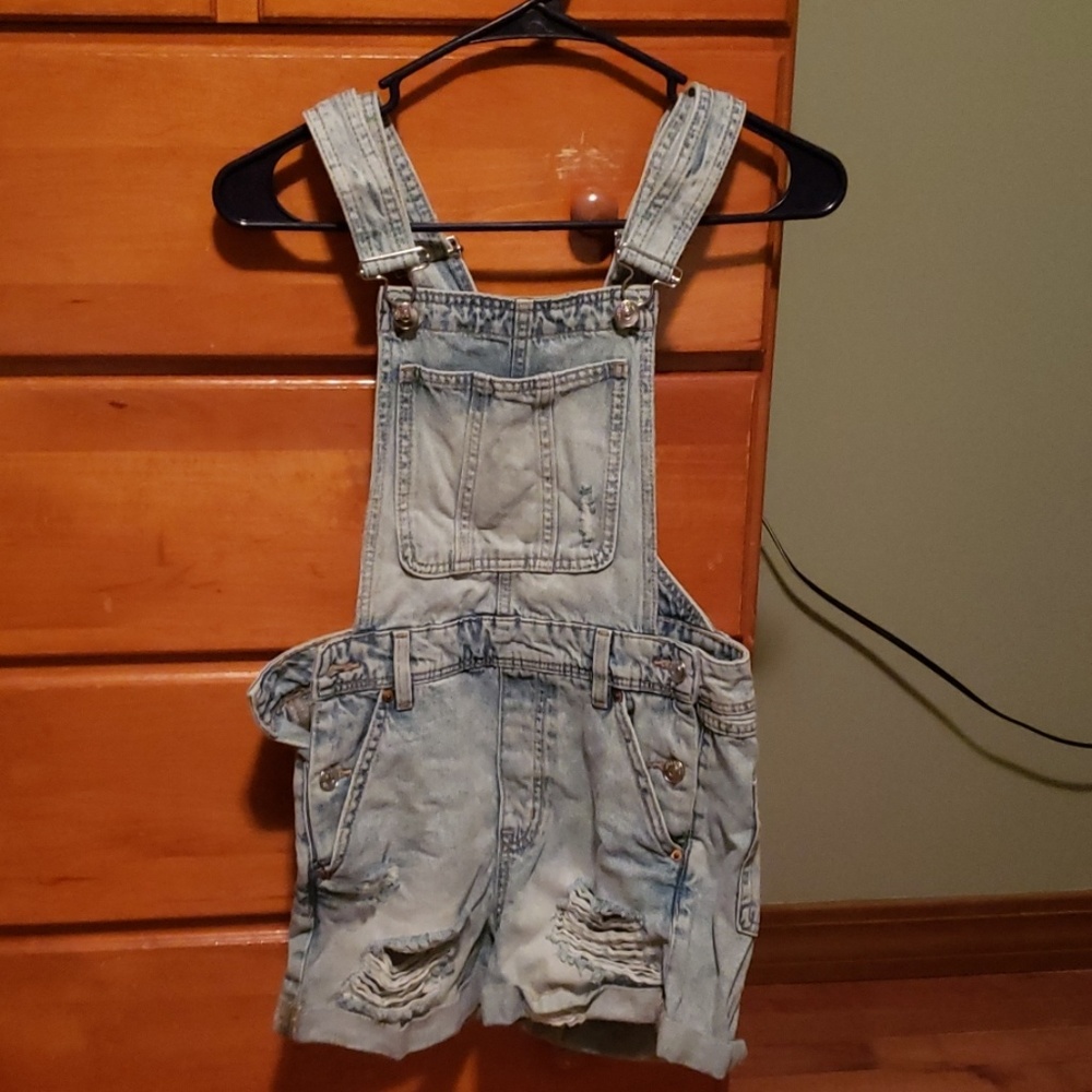Jean Overall shorts